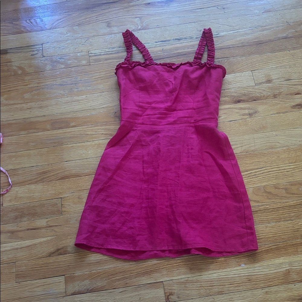 Reformation Fuchsia Pink Mini Dress